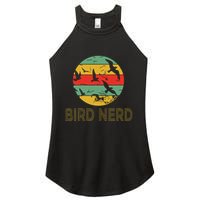 Retro Birding Bird Watching Nerd Funny Bird Watcher Women's Perfect Tri Rocker Tank