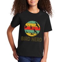 Retro Birding Bird Watching Nerd Funny Bird Watcher Kids T-Shirt