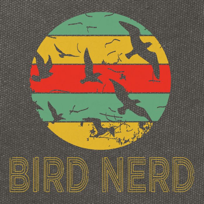 Retro Birding Bird Watching Nerd Funny Bird Watcher Cotton Canvas Backpack