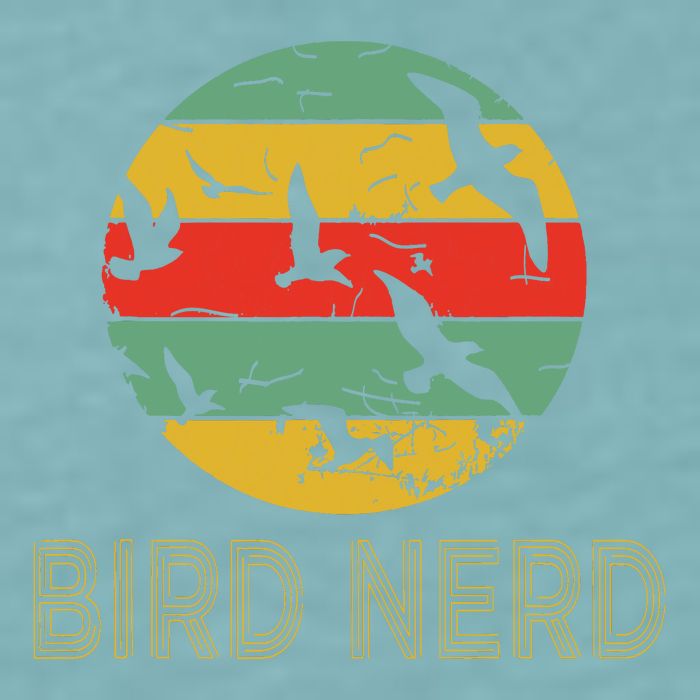 Retro Birding Bird Watching Nerd Funny Bird Watcher Sueded Cloud Jersey T-Shirt