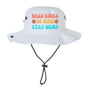 Read Books Be Kind Stay Weird Funny Book Lover Cool Gift Legacy Cool Fit Booney Bucket Hat