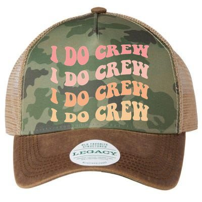 Retro Batch Bachelorette Party Outfit Cute I Do Crew Legacy Tie Dye Trucker Hat