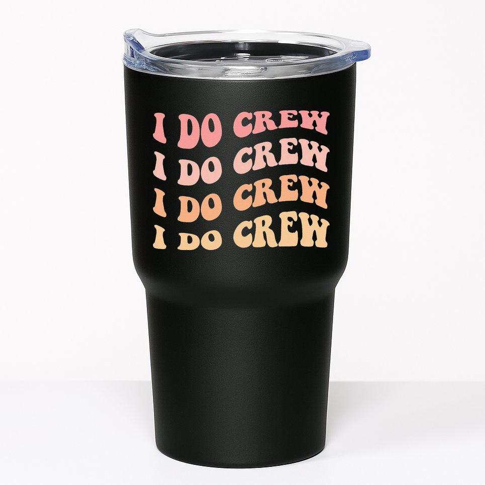 Retro Batch Bachelorette Party Outfit Cute I Do Crew Tumbler