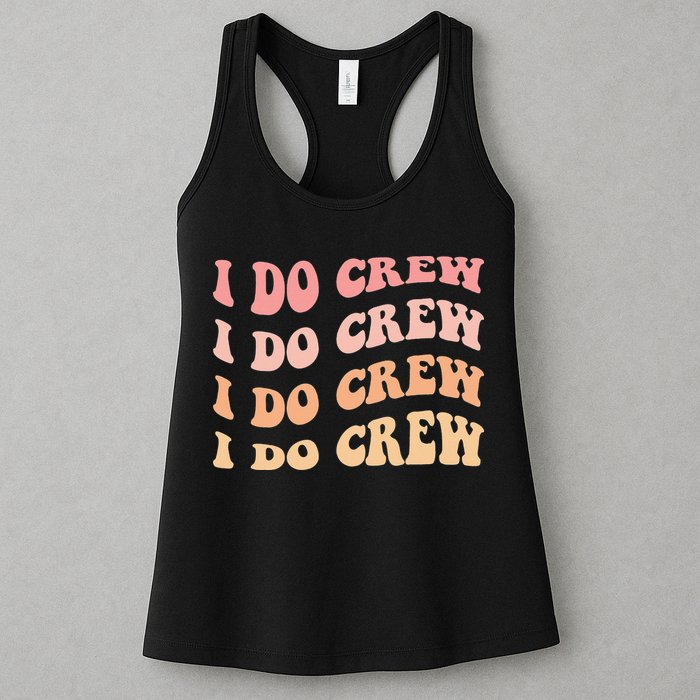 Retro Batch Bachelorette Party Outfit Cute I Do Crew Womens Tank Top