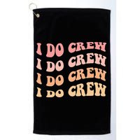 Retro Batch Bachelorette Party Outfit Cute I Do Crew Golf Towel