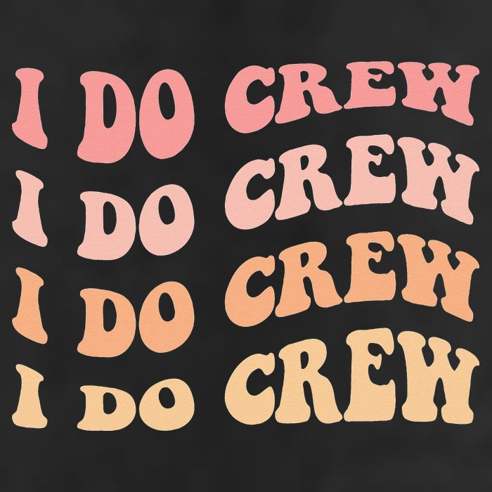 Retro Batch Bachelorette Party Outfit Cute I Do Crew Golf Towel
