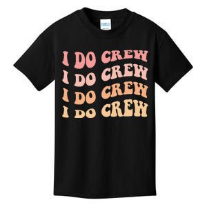 Retro Batch Bachelorette Party Outfit Cute I Do Crew Kids T-Shirt