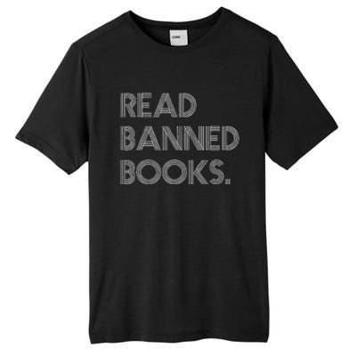 Read Banned Books Librarians Banned Books Week Retro Vintage Tall Fusion ChromaSoft Performance T-Shirt