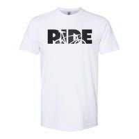 Road Biking Bicycle Cycling Softstyle CVC T-Shirt