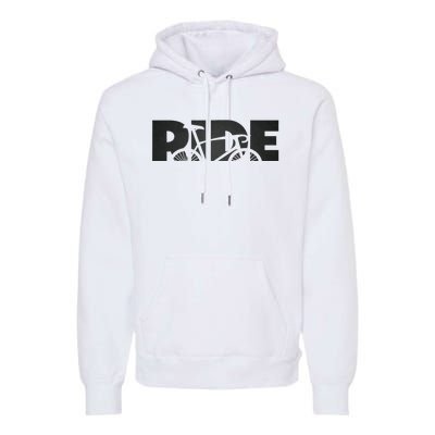 Road Biking Bicycle Cycling Premium Hoodie