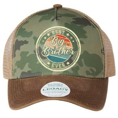 Retro Best Big Brother Ever Big Brother Legacy Tie Dye Trucker Hat