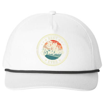 Retro Best Big Brother Ever Big Brother Snapback Five-Panel Rope Hat