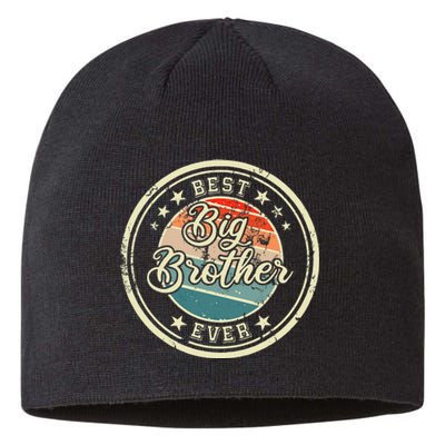 Retro Best Big Brother Ever Big Brother Sustainable Beanie