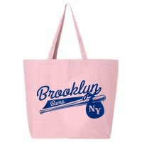 Retro Brooklyn Bums New York Baseball Ebbets Field 25L Jumbo Tote