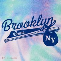 Retro Brooklyn Bums New York Baseball Ebbets Field Legacy Tie Dye Trucker Hat