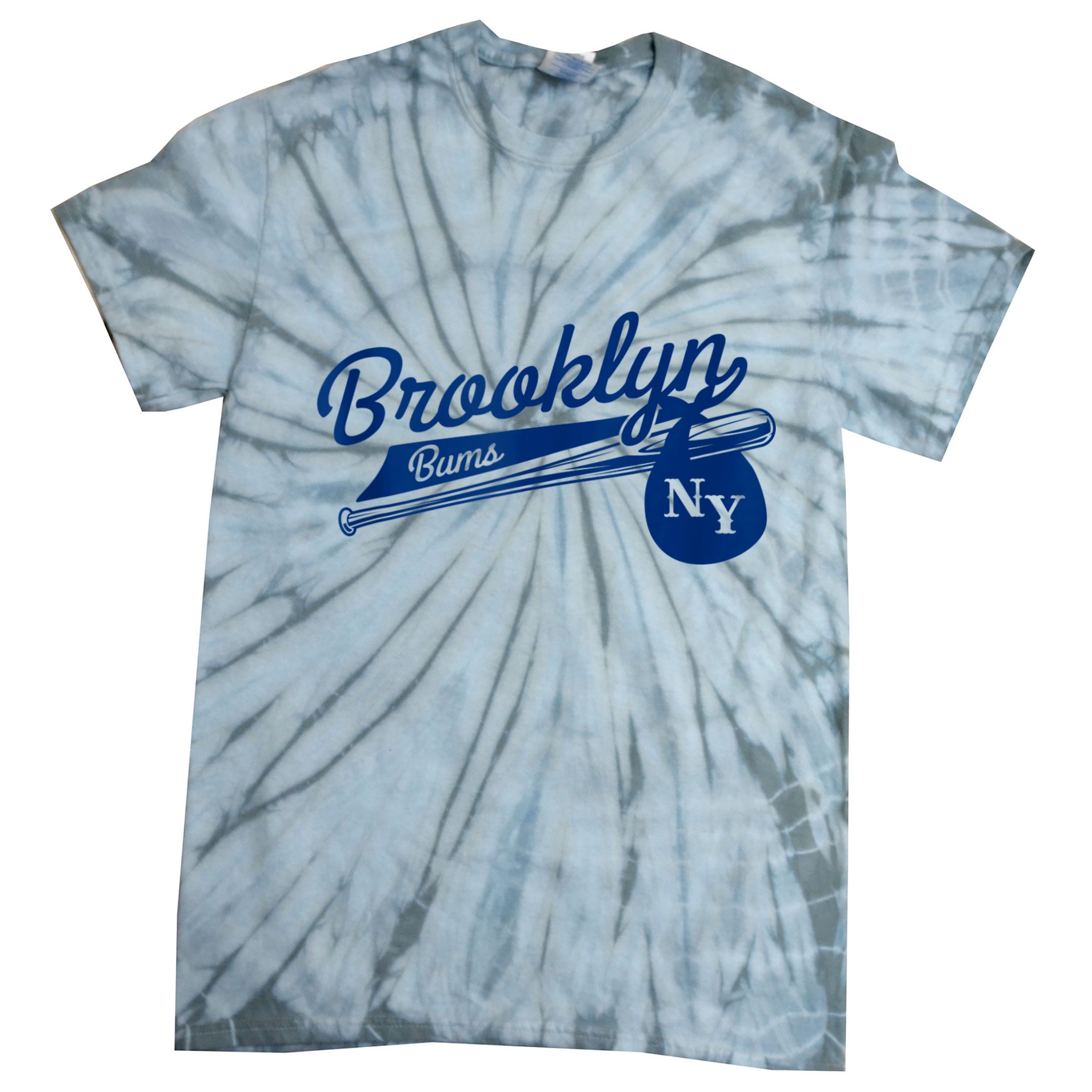 Retro Brooklyn Bums New York Baseball Ebbets Field Tie-Dye T-Shirt