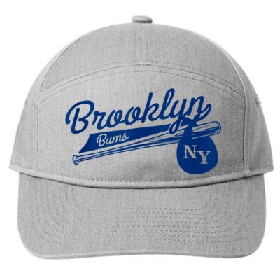 Retro Brooklyn Bums New York Baseball Ebbets Field 7-Panel Snapback Hat