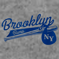 Retro Brooklyn Bums New York Baseball Ebbets Field 7-Panel Snapback Hat