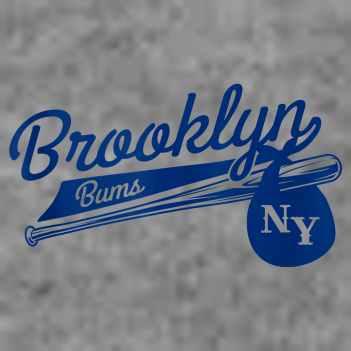 Retro Brooklyn Bums New York Baseball Ebbets Field 7-Panel Snapback Hat