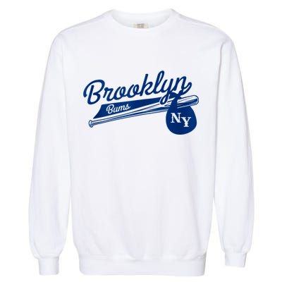 Retro Brooklyn Bums New York Baseball Ebbets Field Garment-Dyed Sweatshirt