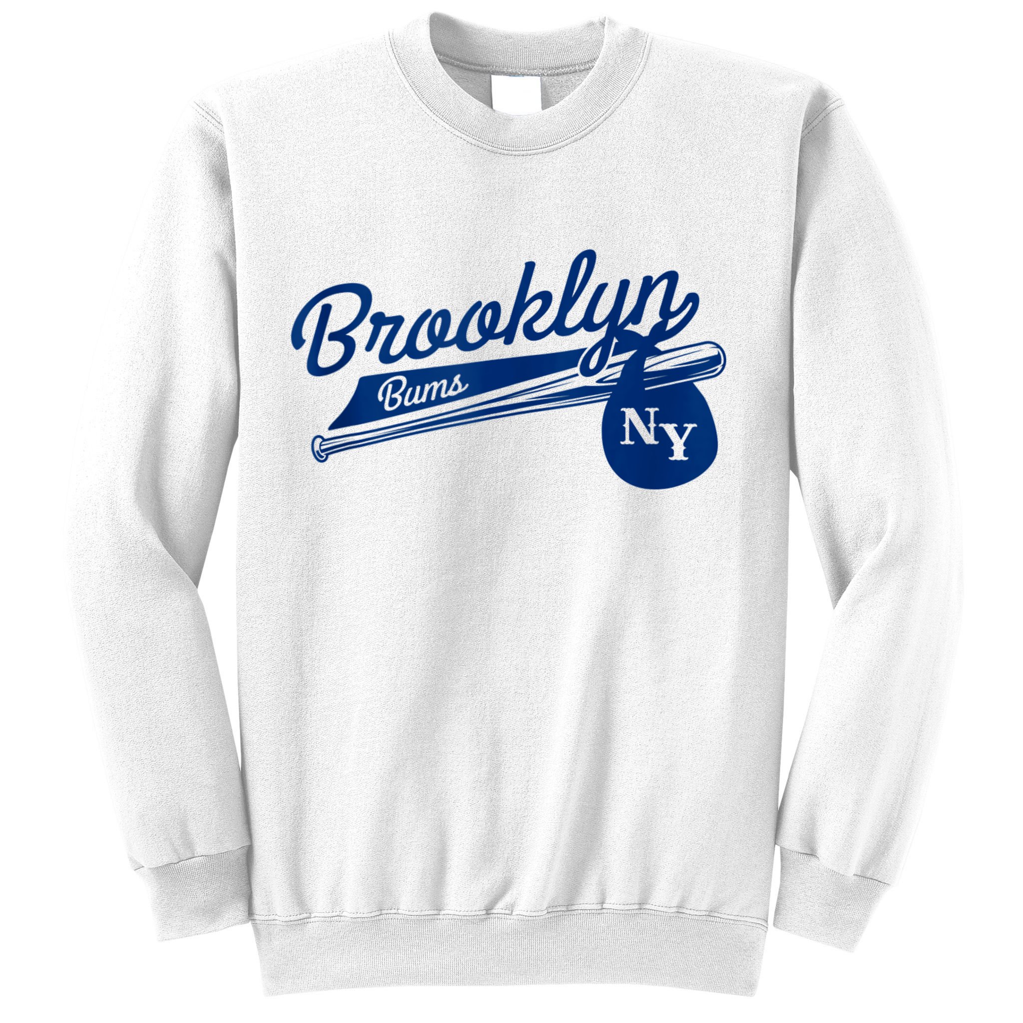 Retro Brooklyn Bums New York Baseball Ebbets Field Sweatshirt