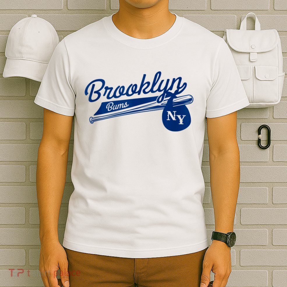 Retro Brooklyn Bums New York Baseball Ebbets Field T-Shirt