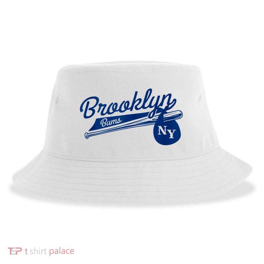 Retro Brooklyn Bums New York Baseball Ebbets Field Sustainable Bucket Hat