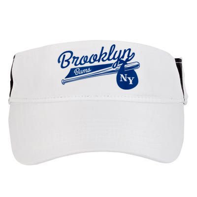 Retro Brooklyn Bums New York Baseball Ebbets Field Adult Drive Performance Visor