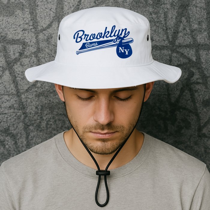 Retro Brooklyn Bums New York Baseball Ebbets Field Bucket Hat