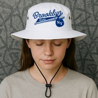 Retro Brooklyn Bums New York Baseball Ebbets Field Bucket Hat
