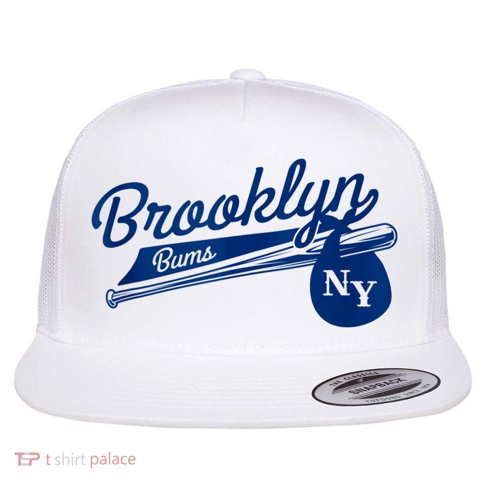 Retro Brooklyn Bums New York Baseball Ebbets Field Flatbill Hat