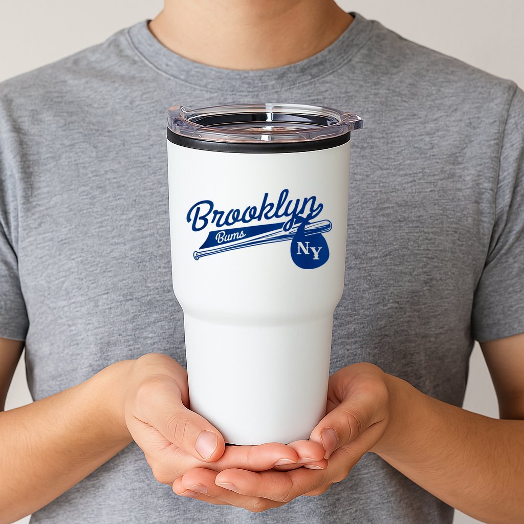 Retro Brooklyn Bums New York Baseball Ebbets Field Tumbler