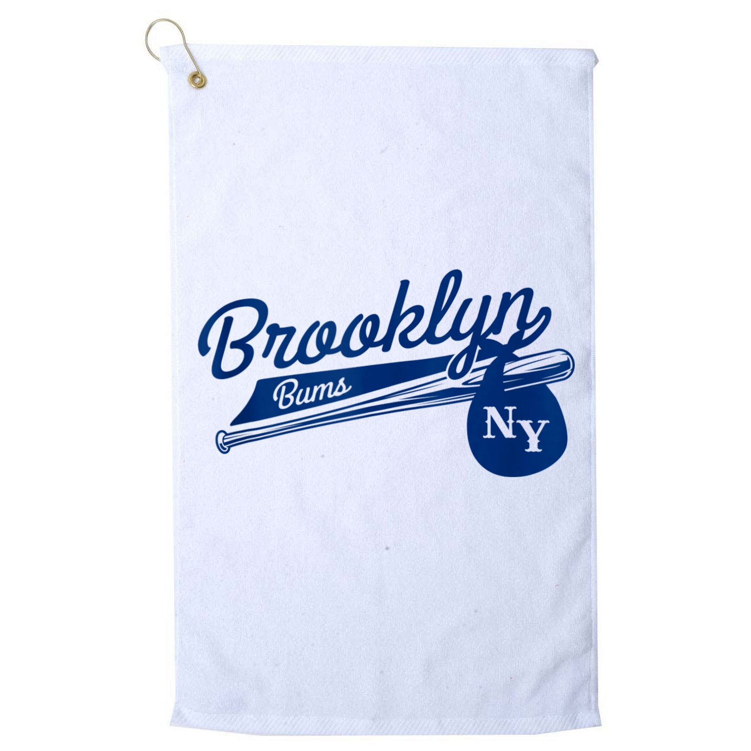 Retro Brooklyn Bums New York Baseball Ebbets Field Golf Towel