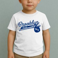 Retro Brooklyn Bums New York Baseball Ebbets Field Toddler T-Shirt