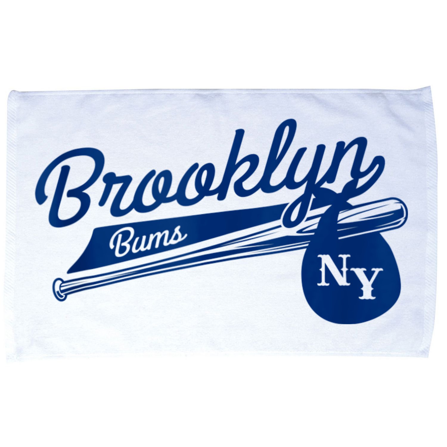 Retro Brooklyn Bums New York Baseball Ebbets Field Microfiber Hand Towel