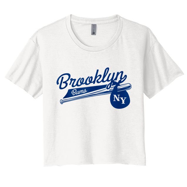 Retro Brooklyn Bums New York Baseball Ebbets Field Crop Top