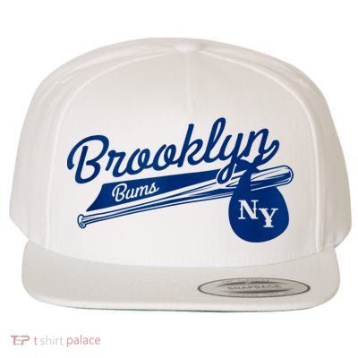 Retro Brooklyn Bums New York Baseball Ebbets Field Wool Snapback Cap