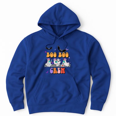 Retro Boo Boo Crew Ghost Hippie Halloween Trick Or Treat Pun Great Gift Hoodie