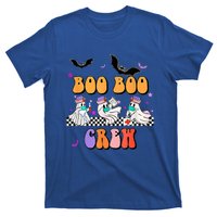 Retro Boo Boo Crew Ghost Hippie Halloween Trick Or Treat Pun Great Gift T-Shirt