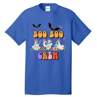 Retro Boo Boo Crew Ghost Hippie Halloween Trick Or Treat Pun Great Gift Tall T-Shirt