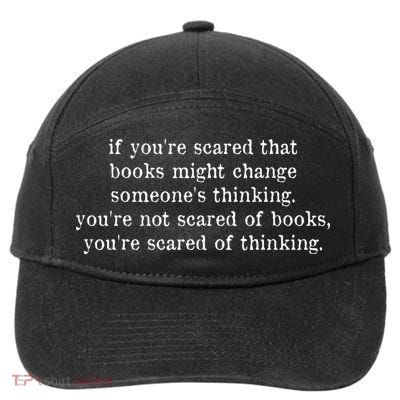 Read Banned Books 7-Panel Snapback Hat