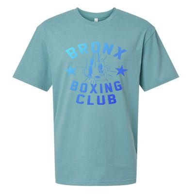 Retro Bronx Boxing Club Vintage Distressed Boxer Gift Sueded Cloud Jersey T-Shirt