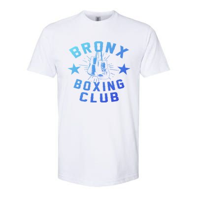 Retro Bronx Boxing Club Vintage Distressed Boxer Gift Softstyle CVC T-Shirt