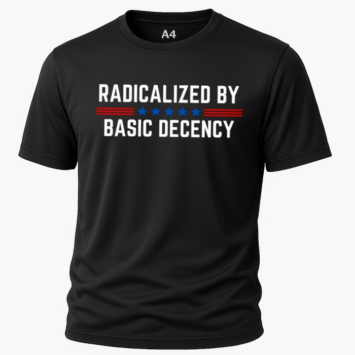 Radicalized By Basic Decency Funny Quote Performance Shirt