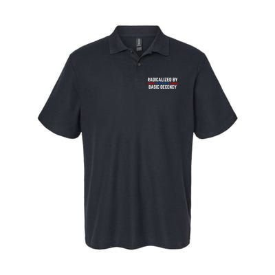 Radicalized By Basic Decency Funny Quote Polo