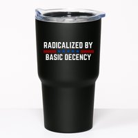 Radicalized By Basic Decency Funny Quote Tumbler