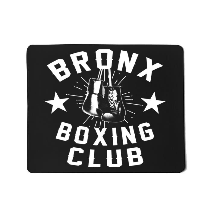 Retro Bronx Boxing Club Vintage Distressed Boxer Gift Mousepad