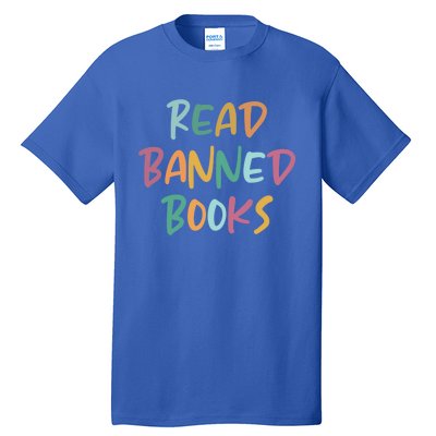 Read Banned Books Librarian Bibliophile Gift Tall T-Shirt