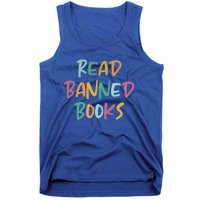 Read Banned Books Librarian Bibliophile Gift Tank Top