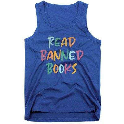 Read Banned Books Librarian Bibliophile Gift Tank Top